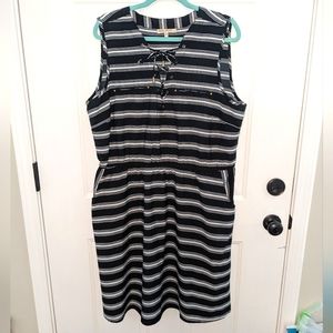 Speed Control Sleeveless mini dress lightweight size 2XL Made in India EUC